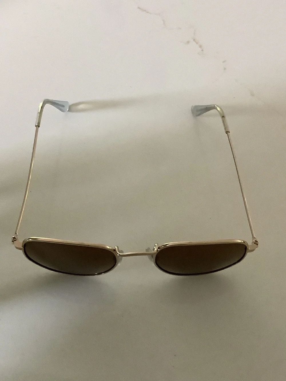 Gold Frame Brown Lens Sunglasses